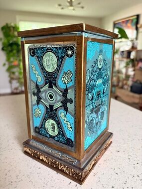 Disney Haunted Mansion 1313 Votive Candle Holder Spirit Halloween Gothic Decor